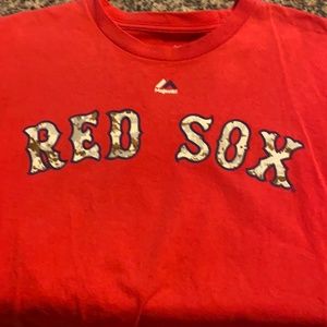 Justin Pedroia Mens T Shirt. Size Large